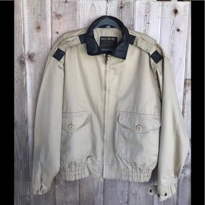 SPORTY'S PILOT SHOP Flight Jacket Leather Collar